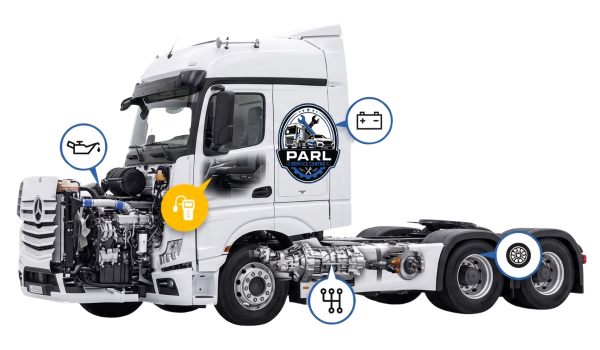Heavy truck cutaway — Parl Service Centre